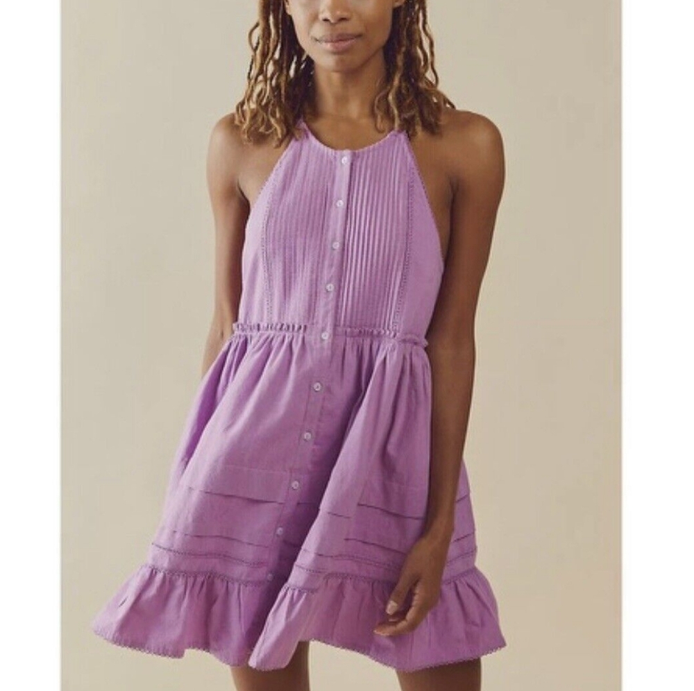 Free People NWT Dessert Days Mini Dress L